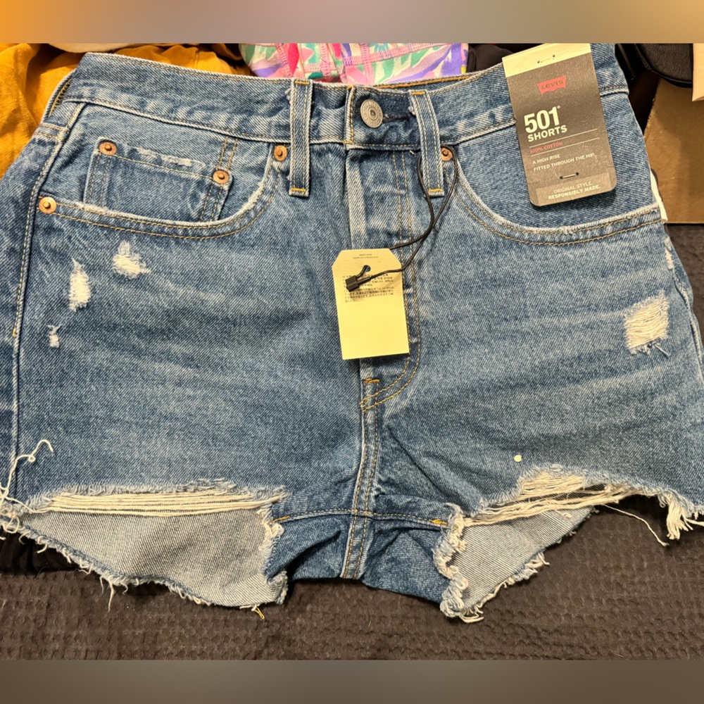 Levi’s 501 Shorts High Rise Jean Shorts